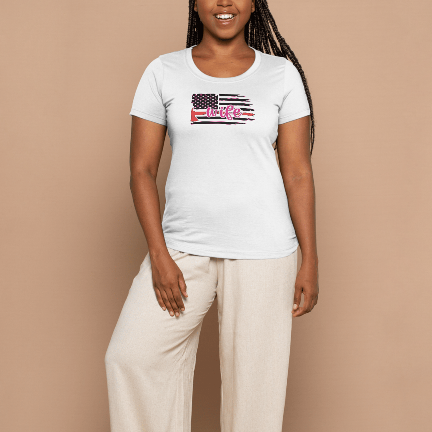 Thin Red Line Wife Tee