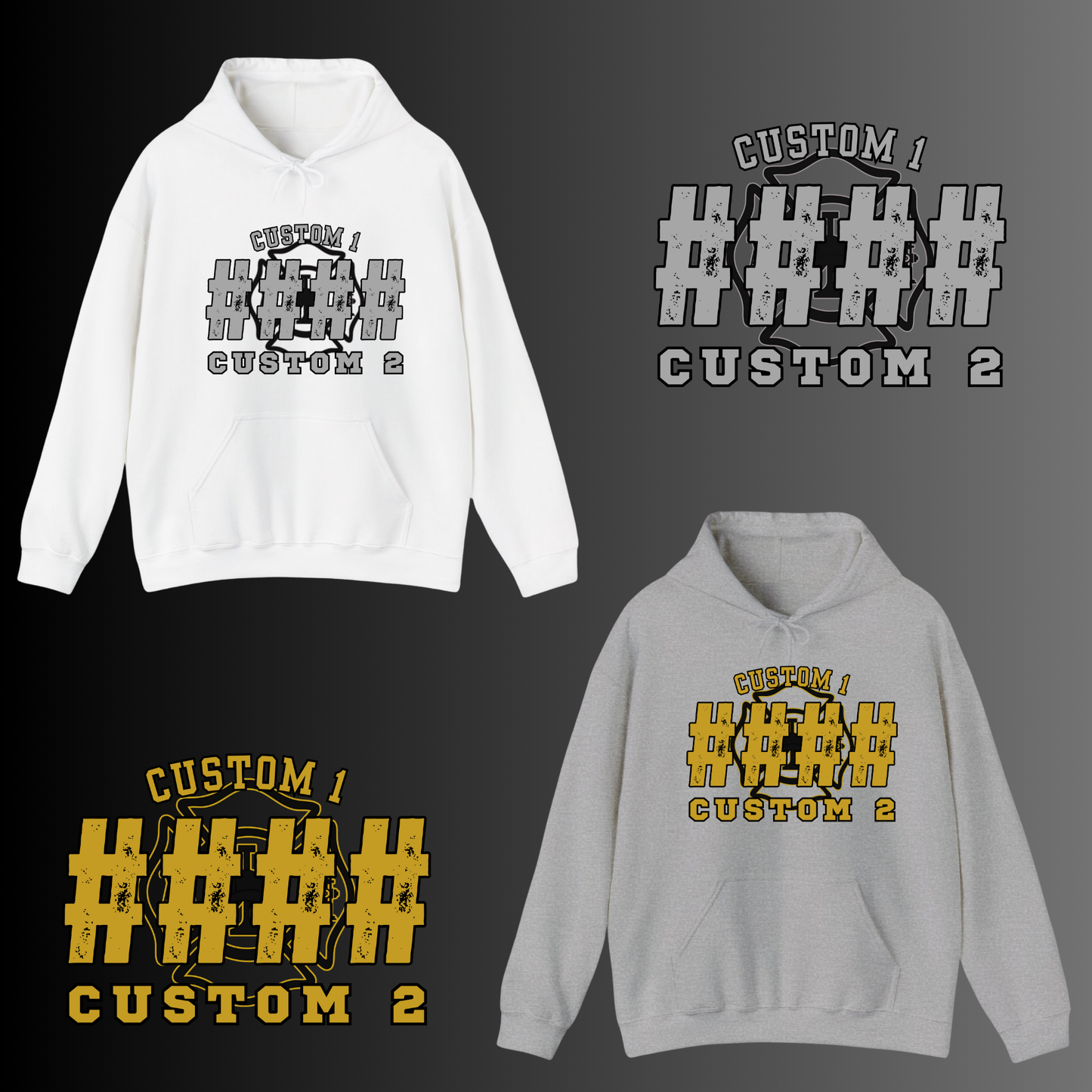 Personalized Firefighter Hoodie
