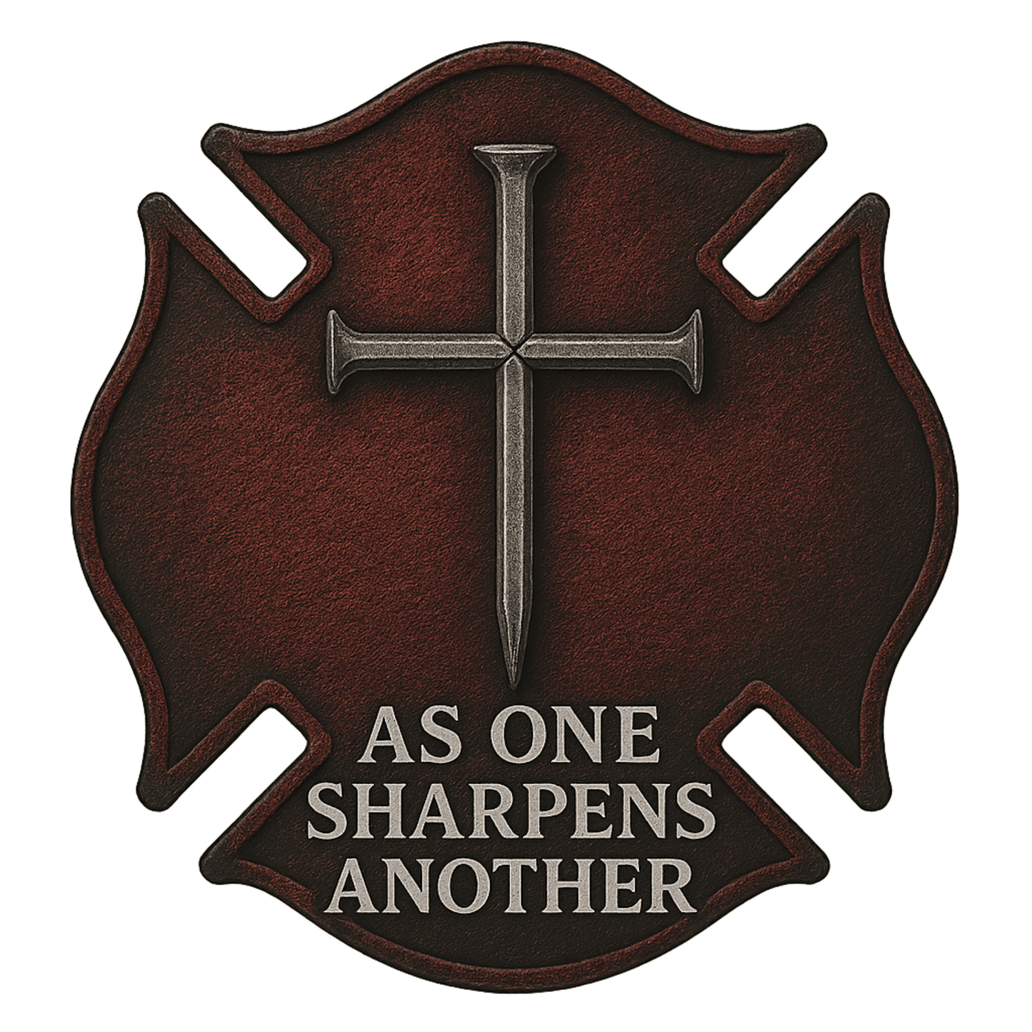 Iron Sharpens Iron Maltese Cross