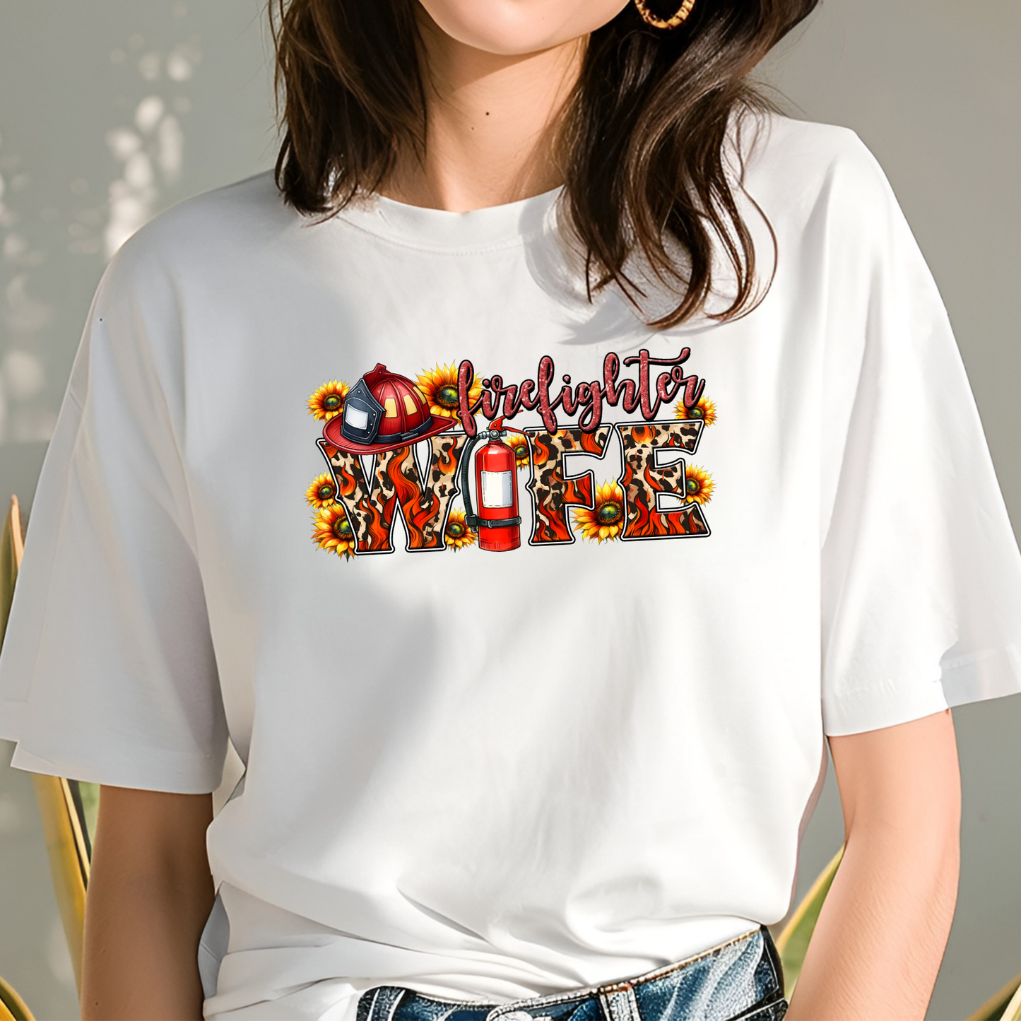 Boho Style Fire Wife Tee