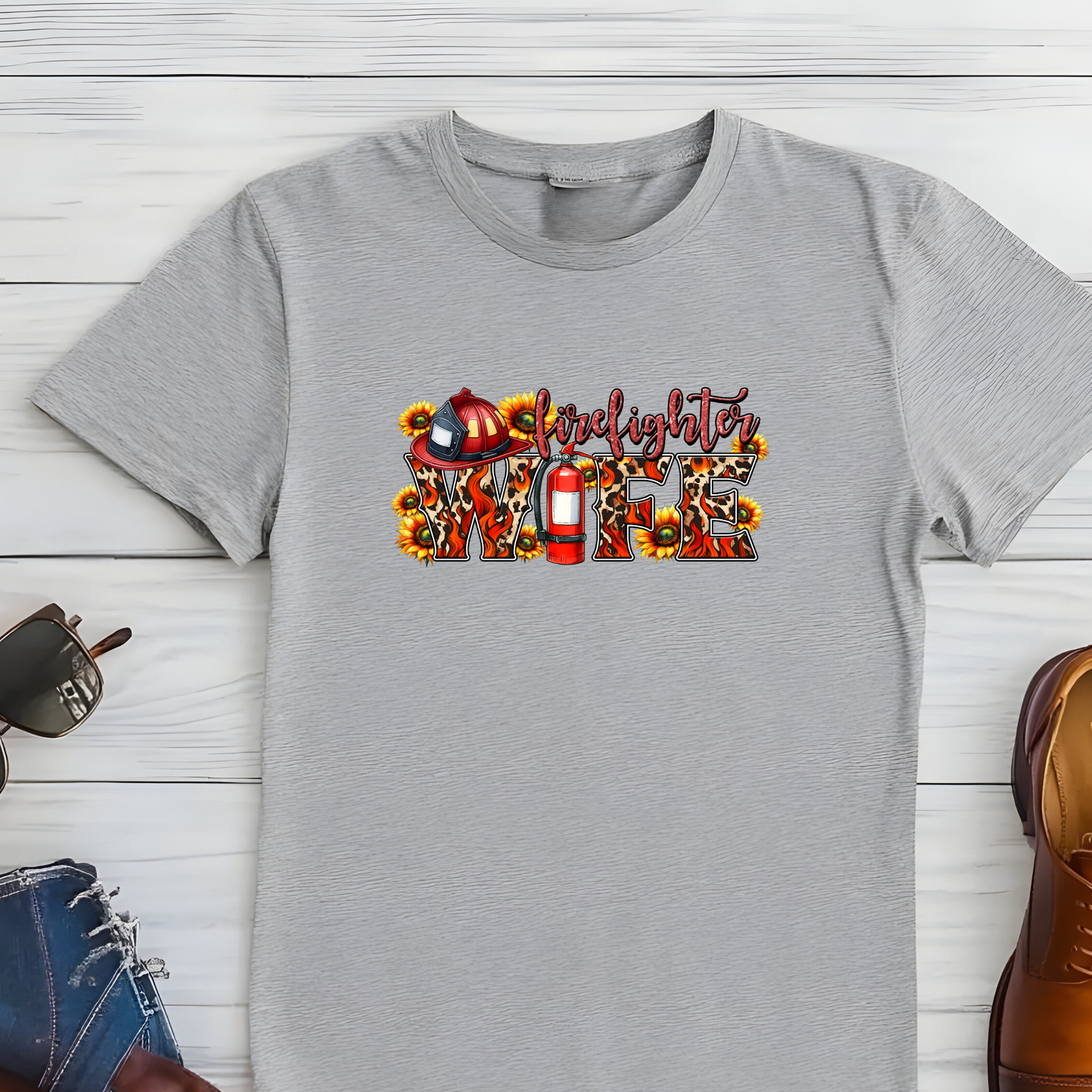 Boho Style Fire Wife Tee