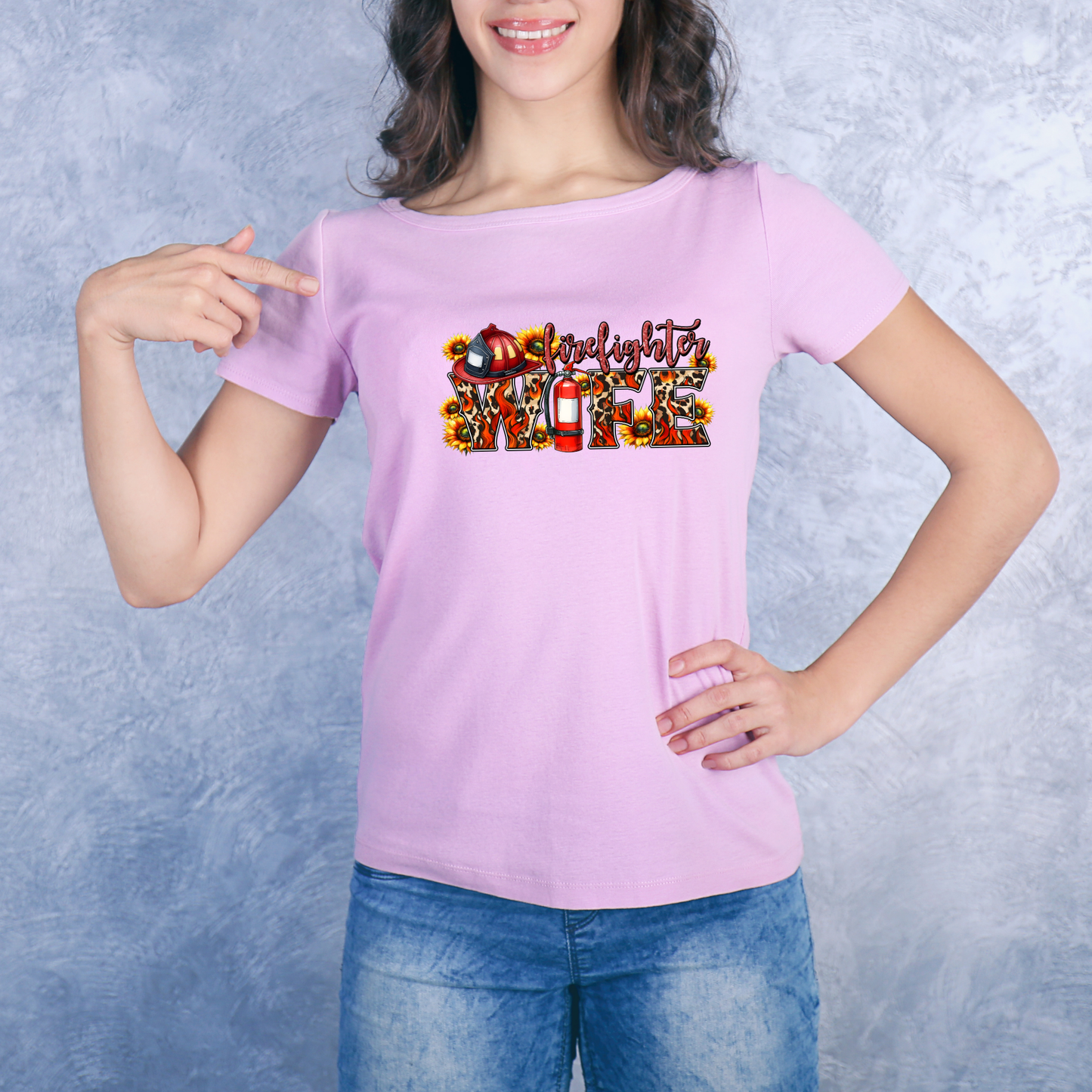 Boho Style Fire Wife Tee