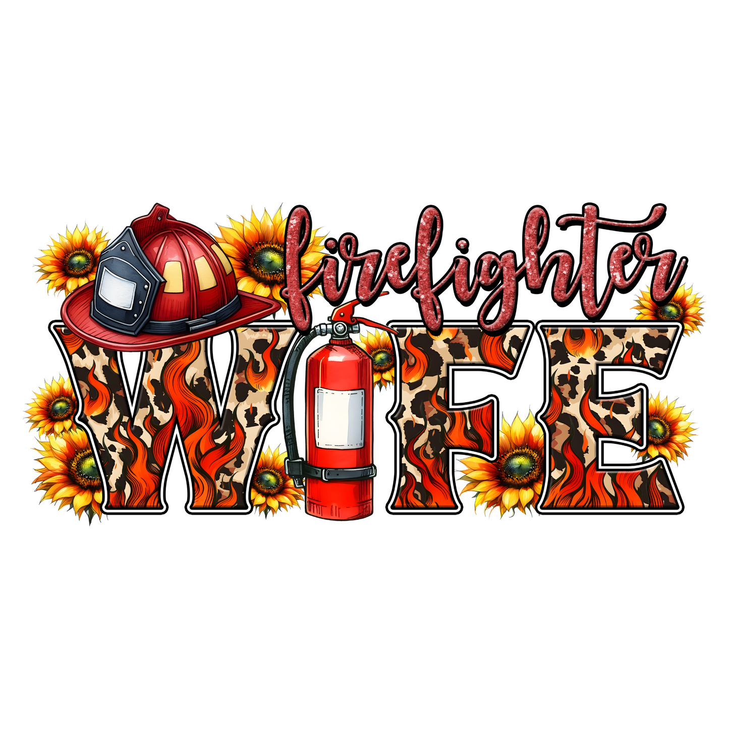 Boho Style Fire Wife Tee