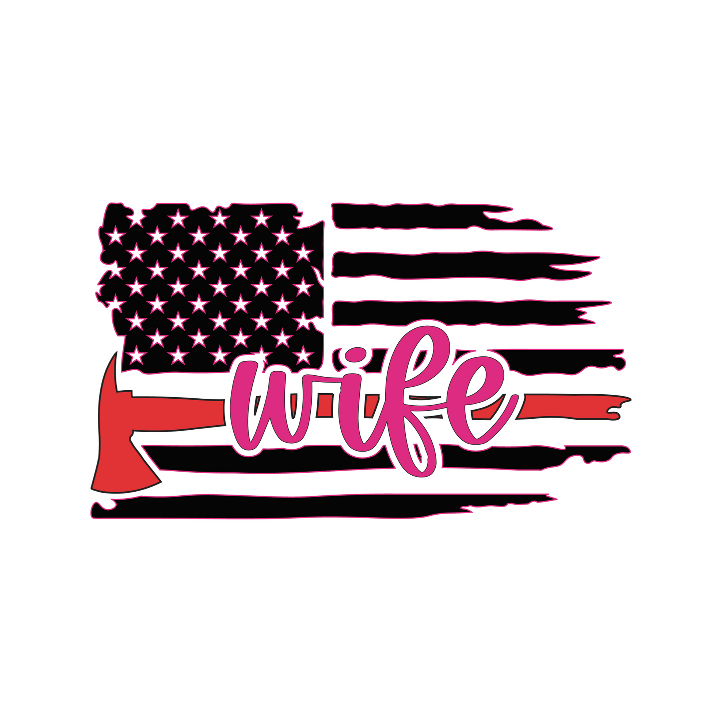 Thin Red Line Wife Tee