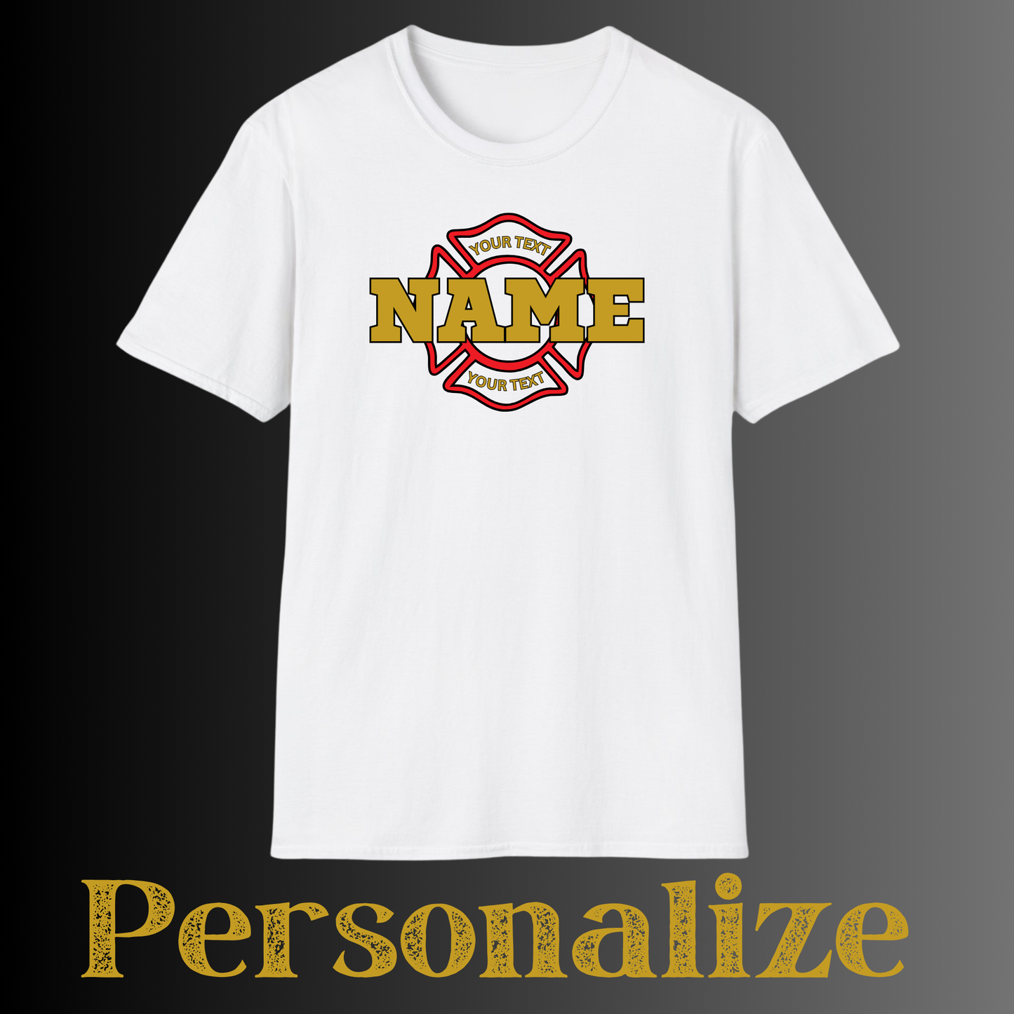 Personalized Maltese Cross T-Shirt