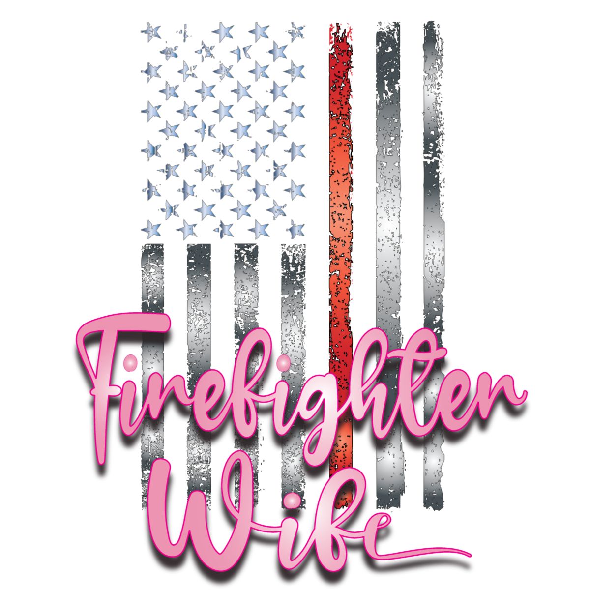 Firefighter Wife Red Line