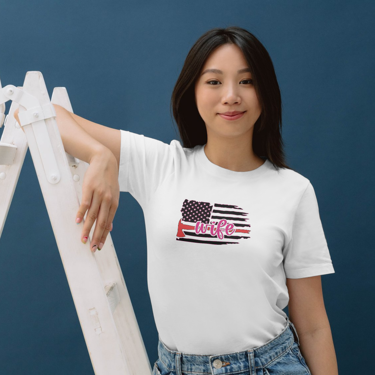 Thin Red Line Wife Tee