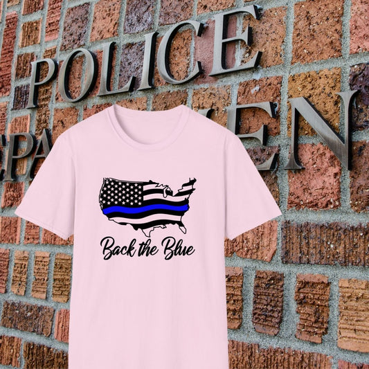 Thin Blue Line American Flag