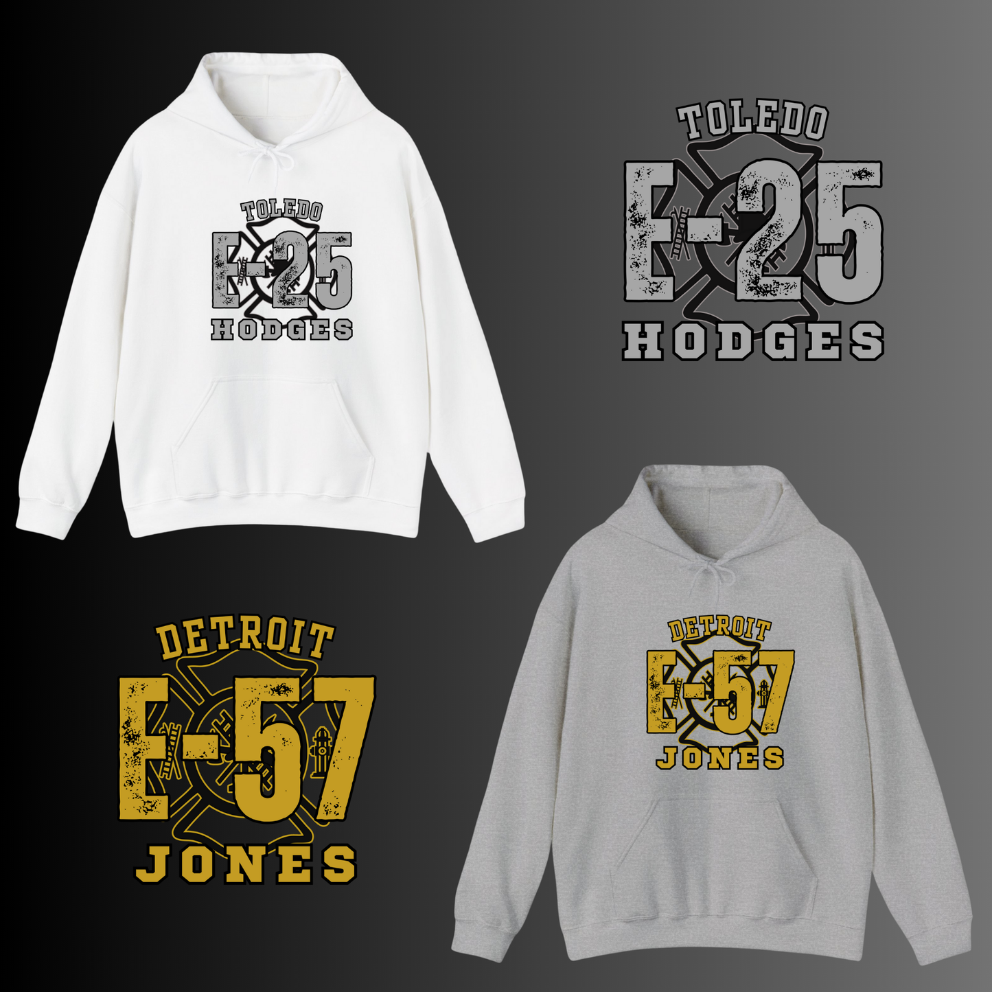 Personalized Firefighter Hoodie